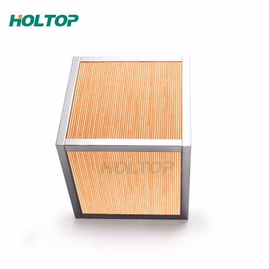 Échangeur de chaleur Holtop Crossflow air-air à plaques à ailettes totales Enthaply