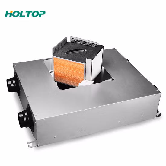 Échangeur de chaleur total de ventilateur de récupération d'énergie de fonction de Holtop WiFi 150/250/350CMH